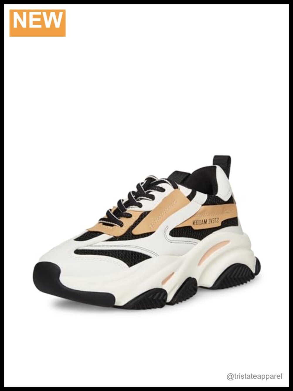 Lace-Up Platform Sneaker Chunky Round Toe 2.5 Inch Heel Casual Fashion